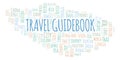 Travel Guidebook word cloud.