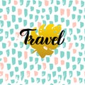 Travel Handwritten Card