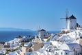 Travel holiday concept photo. Santorini island / Greece Royalty Free Stock Photo