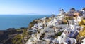 Travel holiday concept photo. Santorini island / Greece Royalty Free Stock Photo