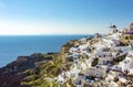 Travel holiday concept photo. Santorini island / Greece Royalty Free Stock Photo