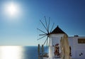 Travel holiday concept photo. Santorini island / Greece Royalty Free Stock Photo