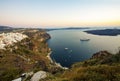 Travel holiday concept photo. Santorini island / Greece Royalty Free Stock Photo