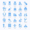 Pack Of Toys Flat Icons