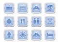 Travel icon set