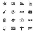 Travel icons set Royalty Free Stock Photo