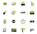 Travel icons set Royalty Free Stock Photo