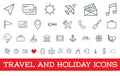 Travel Icons Vector Set, Great for All Purposes like Print Web or Mobile Apps Collection