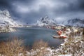 Travel ideas. Little Fishing Village Hamnoy and Sakrisoy