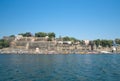 Travel India-Beautiful fort and ghat of Maheshwar Royalty Free Stock Photo