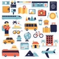Travel, Infographic elements, Vector illustration