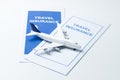 Travel insurance brochures Royalty Free Stock Photo