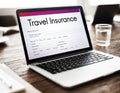 Travel Insurance Claim Form Concept