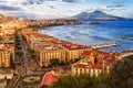 Travel in Italy. The gulf of Naples.