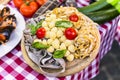 Italian traditional cuisine. home made pasta
