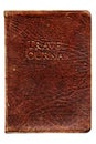 Travel Journal Leather Notebook Royalty Free Stock Photo