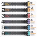 Travel And Journey Business Infographic With Continent Film Diagram