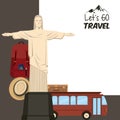 Travel journey and tourism places Royalty Free Stock Photo