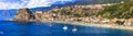 Calabria, Italy .Scilla town with beautiful long beach