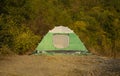 Travel life style tent camp site in outdoor space nature environment