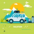 Travel Lifestyle Concept of Planning a Summer