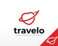 Travel logo design. Travel Agency Logo Vector Inspiration Royalty Free Stock Photo