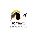 Travel logo mecca vector design illustration