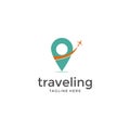 Travel Logo. Travel agency adventure creative sign