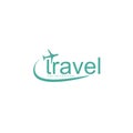 Travel Logo. Travel agency adventure creative sign