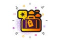 Travel luggage icon. Trip bag sign. Vector Royalty Free Stock Photo