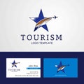 Travel Marshall Islands flag Creative Star Logo and Business car