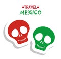 Travel mexico tourism travel skull image