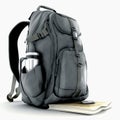 tourist backpack on white background 1 Royalty Free Stock Photo