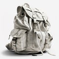 tourist backpack on white background 6 Royalty Free Stock Photo