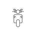 travel motorbike transport icon vector