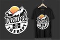 Travel is My Therapy Motivation Typography Quote T-Shirt Design