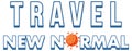 Travel new normal word logo design