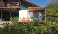 Travel nicaragua: beach shack Royalty Free Stock Photo