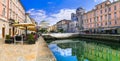 Travel in northern Italy - elegant Trieste town Royalty Free Stock Photo