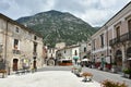 The village of Pacentro in the mountains of the Abruzzo region