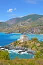 Tourism in San Nicola Arcella, a small town in the Calabria region Royalty Free Stock Photo