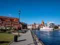 travel panorama of the old town of gdansk poland Royalty Free Stock Photo