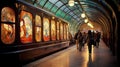 travel paris subway Royalty Free Stock Photo
