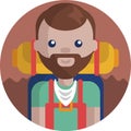 Traveler on vacation, travel people concept, Vector character design illustration.