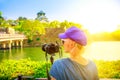 Travel photographer in Japan Royalty Free Stock Photo