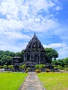 low angle view of Bubrah Buddhist temple in Java Royalty Free Stock Photo