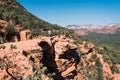 Young man admiring magnificent view of Grand Canyon, Arizona, USA.