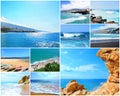 Travel picture collage Royalty Free Stock Photo