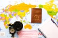 Travel planning during covid-19 Royalty Free Stock Photo