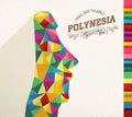 Travel Polynesia landmark polygonal monument